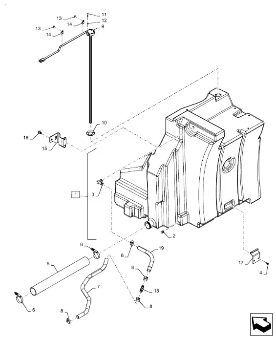 51457142 - Датчик уровня топл. T8./Mg.